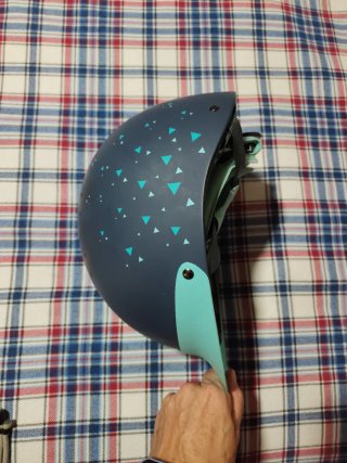 Casco hípica niño azul. Talla S - 52-55 cm