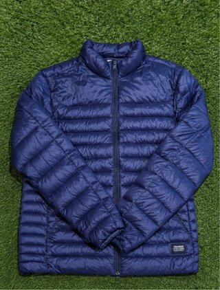 Plumas azul Pull&Bear