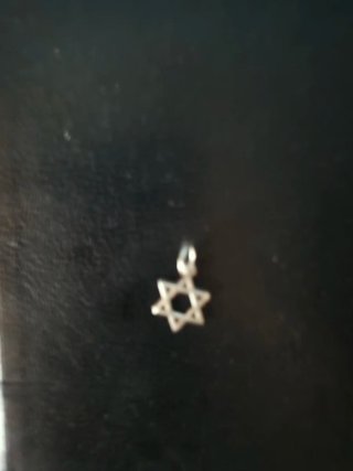 Colgante Estrella de David Plata