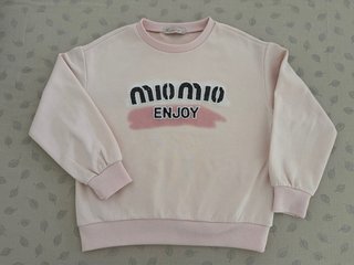 Sudadera rosa con estampado MIO MIO Talla 10