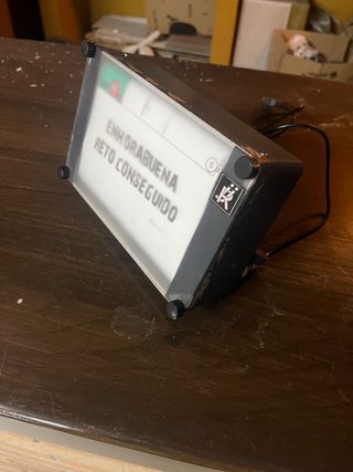Roadbook con luz integrada