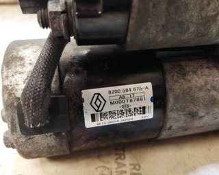 Motor arranque renault 8200584675a clio iii 151323