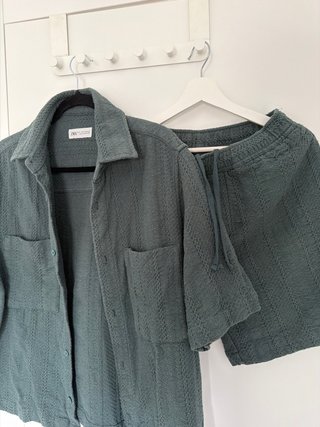 Conjunto Zara Verde Talla M
