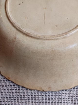Lebrillo antiguo Pickman con pájaros