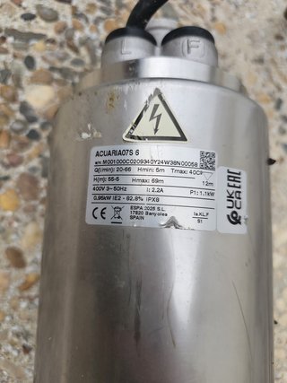 Bomba Sumergible ESPA Acuaria 07S6 Trifásica