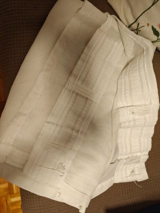 2 Cortinas Blancas 140x245cm