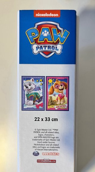 Puzzle Patrulla Canina 2 en 1 Glitter