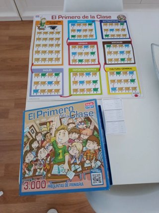 Juego El primero de la clase preguntas primaria