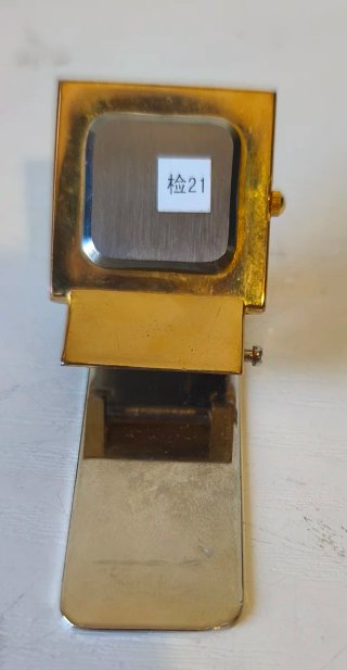 Reloj Vintage Dorado con Clip