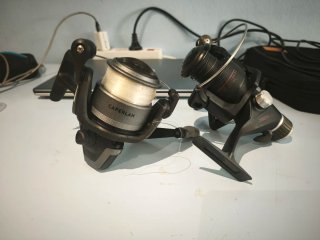 2 Carretes de Pesca Caperlan y geologic