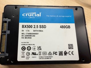 Disco Duro SSD Crucial BX500 480GB