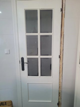 Puerta interior madera maciza 70cm