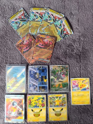 Lote de 13 Cartas Pokémon