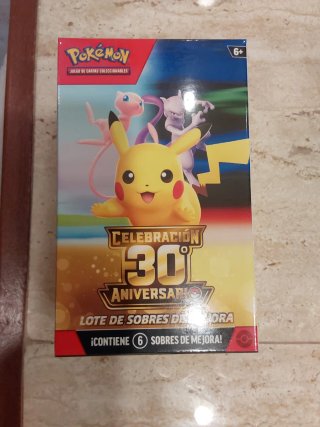 Pokemon 30 Aniversario Caja Sobres Mejora