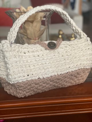 Bolso de Croché Bicolor