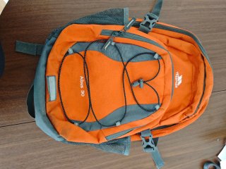 Mochila Trespass Albus 30L Naranja Gris