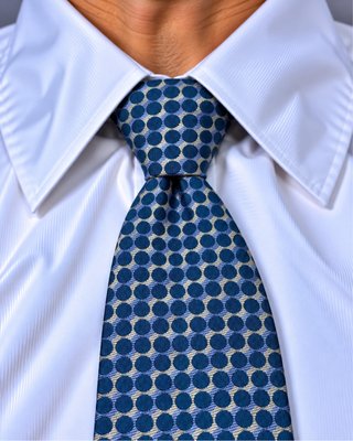 Corbata Covery Azul de Seda