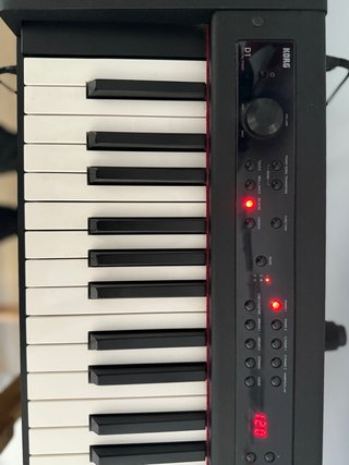 Teclado Korg D1 + funda + soporte