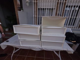 Cajas Zapatero IKEA Blancas a 15e la unidad