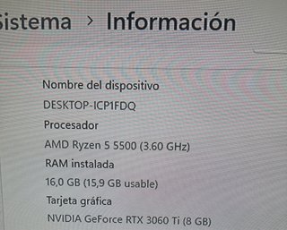 PC Gamer con Gráfica GeForce RTX