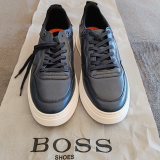 Sapatos BOSS Azuis e Brancos Tamanho 45