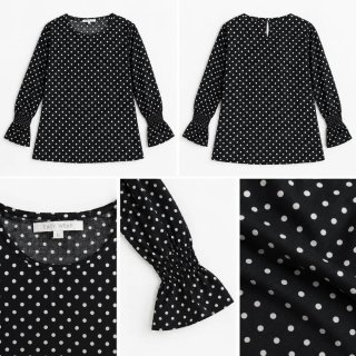 Blusa Easy Wear Lunares Talla L
