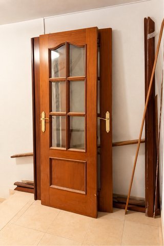Puertas de Madera con Cristal