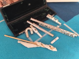 Flauta Travesera J.Michel con Estuche