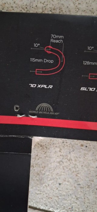 Manillar Zipp 70 44cm XPLR Aluminio