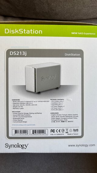 Synology DS213j NAS