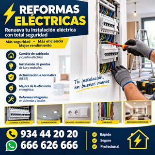 Electricista rápido: Averías Cuadros instalaciones