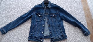Chaqueta tejana Zara azul