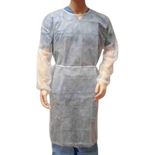8 batas médicas desechables talla universal