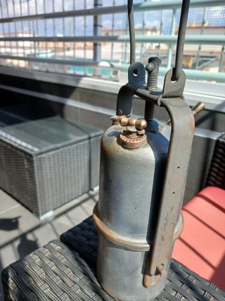 Lámpara de Carburo Antigua