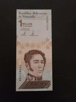 1 Millón de Bolívares Venezuela