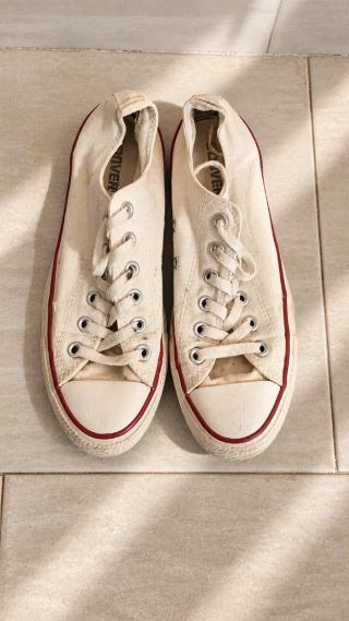 Converse All Star Beige/Crema Talla Alta