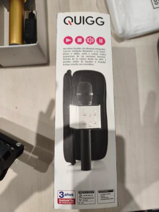 2 micrófonos Karaoke QUIGG Inalámbrico Nuevo