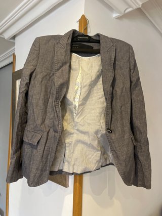 Chaqueta Zara Gris