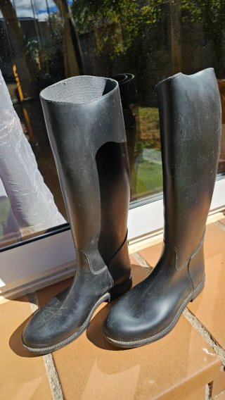 Botas de Equitación Decathlon Negras