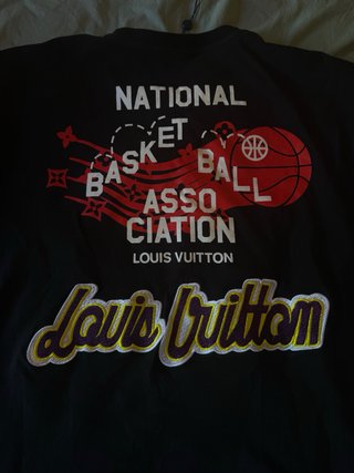 Camiseta Louis Vuitton x NBA Negra Talla Única