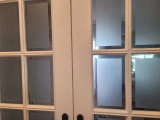 Puerta doble cristal 142cm