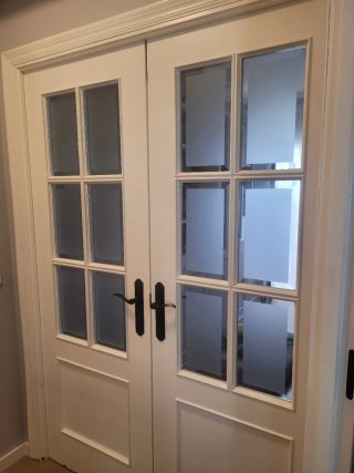 Puerta doble cristal 142cm