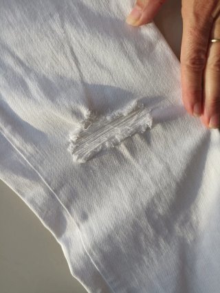 Pantalón Vaquero Blanco Zara Trafaluc Talla 38