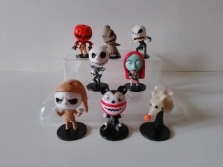 Set di 8 statuine Nightmare Before Christmas