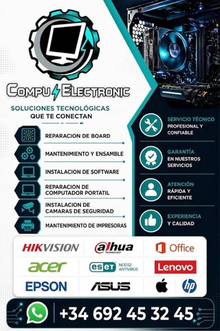Reparación de ordenadores de todas las marcas