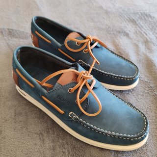 Sapatos Boss Azul Castanho Tamanho 42