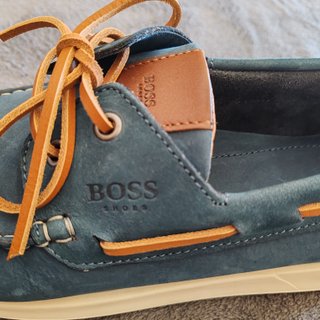 Sapatos Boss Azul Castanho Tamanho 42