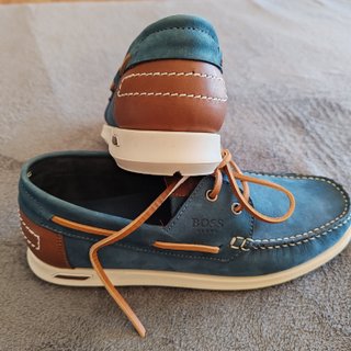 Sapatos Boss Azul Castanho Tamanho 42