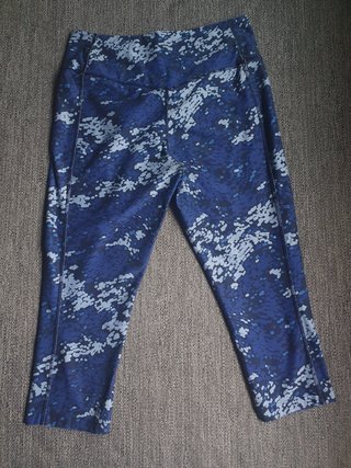 Mallas Nike Dri-FIT estampadas azules talla M