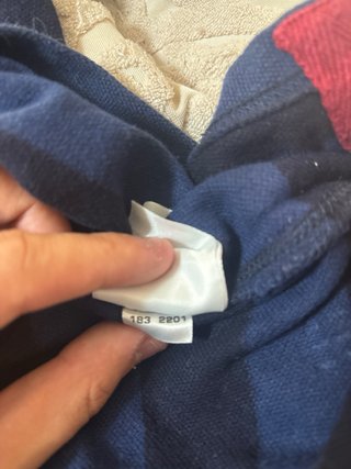 Polo Gant Rayas Azul
